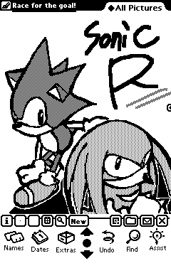 Race for the goal with Sonic and his pals!/Sonic and Knuckles