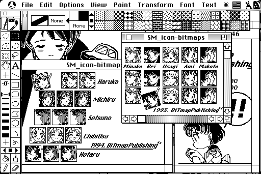 Macintosh Classic screen shot(512*342)
